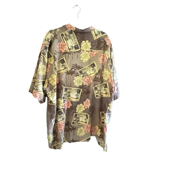 Tommy Bahama “Post Card” & Floral Print Casual Shirt Size XXL - Picture 4 of 4